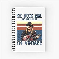 Retro Kid Rock Spiral Notebook