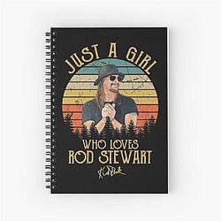 Just A Girl Who Loves Spiral Notebook
