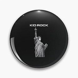 Vintage American Flag Kid Rock Pin