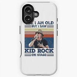 Retro I'm Old But I Saw Kid Rock On Stage iPhone Case