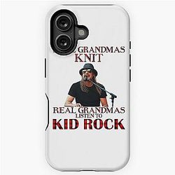 Some Grandmas Knit Real Women Listen to Kid Rock iPhone Case