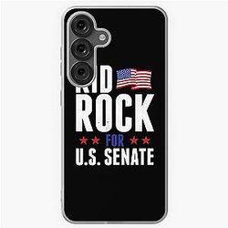 Funny Man Kid Rock for Us Senate in Rock We Trust Awesome Music Fans Samsung Galaxy Soft Case