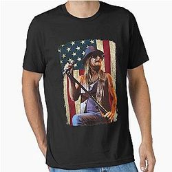 Vintage American Flag Kid Rock Essential T-Shirt