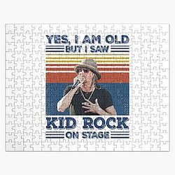 Retro I'm Old But I Saw Kid Rock On Stage Jigsaw Puzzle