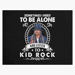 Sometimes I Need to Be Alone and Listen to Kid Rock Classic Jigsaw Puzzle