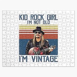 Retro Girl I'm Not Vintage Jigsaw Puzzle