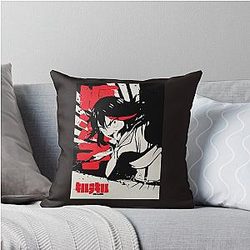 Ryuko Matoi Kill la Kill Japanese Indigo Throw Pillow