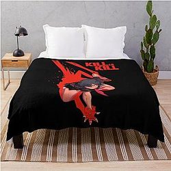 Discover the Secret to Kill La Kill Gifts for Movie Fans Throw Blanket