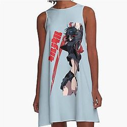 Kill La Kill - Ryuko vs Satsuki A-Line Dress
