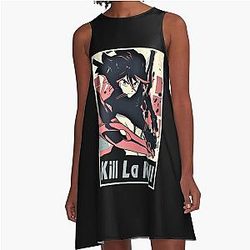 Retro Design Ryuko Kill La Kill Anime Manga A-Line Dress