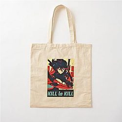 Men Who Love Anime Kill La Kill Kawaii People Classic Cotton Tote Bag