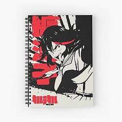 Ryūko Matoi Kill la Kill Japanese Ink Spiral Notebook