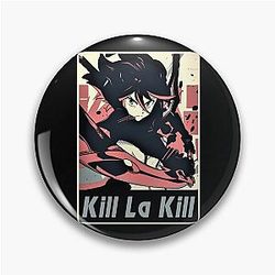 Retro Design La Kill Anime Manga Pin
