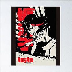 Ryuko Matoi Kill la Kill Japanese Poster