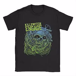 Killswitch Engage T-shirt – Flame Skull Graphic Design