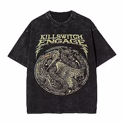 Killswitch Engage T-shirt – Grunge Texture Band Emblem