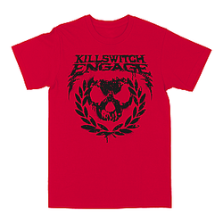 Skull Laurel Red LA0107 Killswitch Engage T-Shirts