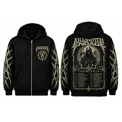 My Curse Fire & Steel 3D Zipped Killswitch Engage Hoodies