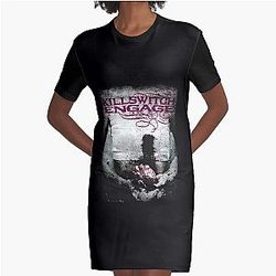 Killswitch As Daylight Dies American Metalcore Band Gift Fan Graphic T-Shirt Dress