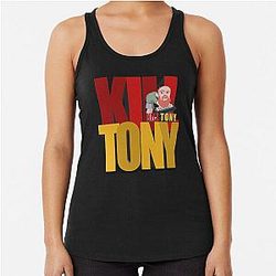 Kill Tony Podcast Logo Featuring William Montgomery Racerback Tank Top