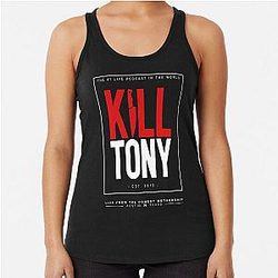 kill tony merch Kill Tony Show Racerback Tank Top