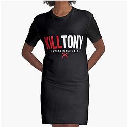 kill tony merch Official Kill Tony Graphic T-Shirt Dress