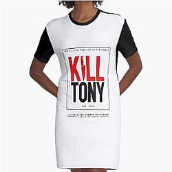 kill tony merch Kill Tony Show Graphic T-Shirt Dress