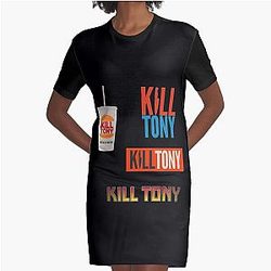 Kill Tony StickerMagnet Collection  Graphic T-Shirt Dress