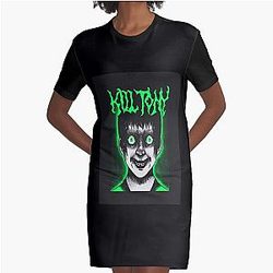 Kill Tony Green Eyes   Graphic T-Shirt Dress