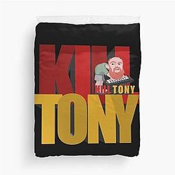 Kill Tony Podcast Logo Featuring William Montgomery Duvet Cover