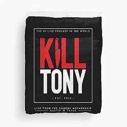 kill tony merch Kill Tony Show Duvet Cover