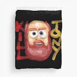 Kill Tony Podcast In Watercolor Featuring William Montgomery Duvet Cover