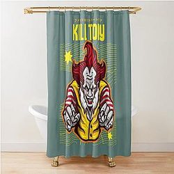 Kill Tony Podcast Evil Clown  Shower Curtain