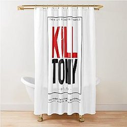 kill tony merch Kill Tony Show Shower Curtain