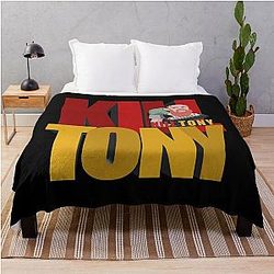 Kill Tony Podcast Logo Featuring William Montgomery Throw Blanket