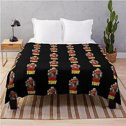 William Montgomery Kill Tony Golden Regular Throw Blanket