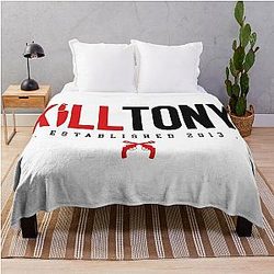 kill tony merch Official Kill Tony Throw Blanket