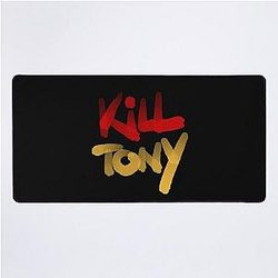 Kill Tony Podcast Logo In Watercolor Desk Mat