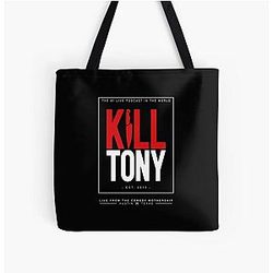 kill tony merch Kill Tony Show All Over Print Tote Bag