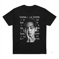 Portrait Typography LA1807 Kim Taehyung T-Shirts