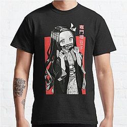 Kimetsu no Yaiba T-shirts - T-shirt classique Nezuko Kamado RB0708