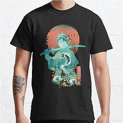 Kimetsu no Yaiba T-shirts - Tanjiro Kamado T-shirt classique d'art impressionnant RB0708