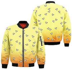 Kimetsu no Yaiba Store - Zenitsu Agatsuma 3D Uniform Jacket Demon Slayer Store