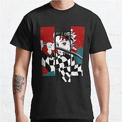 Kimetsu no Yaiba T-shirts - Vintage Tanjiro Kamado Classic T-Shirt RB0708