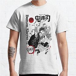 Kimetsu no Yaiba T-shirts - Nezuko Tanjiro Awesome Design cadeau T-shirt classique RB0708