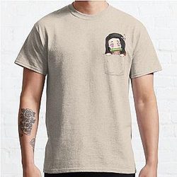 Kimetsu no Yaiba T-shirts - Nezuko Pocket Classic T-Shirt RB0708