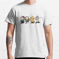 Kimetsu no Yaiba T-shirts - Kimetsu no Yaiba Squad Classic T-Shirt RB0708