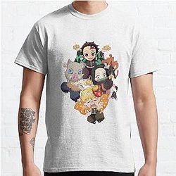 Kimetsu no Yaiba T-shirts - Tanjiro Squad Classic T-Shirt RB0708