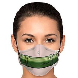 Kimetsu no Yaiba Masque visage- Nezuko Pattern V2 Premium Carbon Filter Masque visage Demon Slayer Store