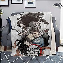 Kimetsu no Yaiba Store -  Microfleece Blanket New Design No.3